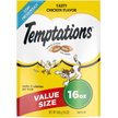 Show in main carousel: Temptations Classic Tasty Chicken Flavor, 16-oz bag + MixUps Meowmaid Salmon & Tuna Flavors Soft & Crunchy Cat Treats slide 2 of 10