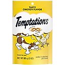 Temptations Classic Tasty Chicken Flavor Soft & Crunchy Cat Treats, 3-oz bag