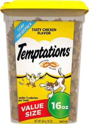 Show full view: Temptations Classic Tasty Chicken Treats + Purina Cat Chow Naturals Original Dry Cat Food slide 2 of 9