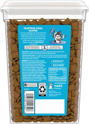 Show full view: Temptations Classic Tempting Tuna Flavor Soft & Crunchy Cat Treats, 16-oz tub slide 3 of 12