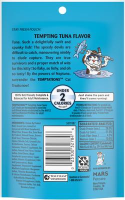 Show full view: Temptations Classic Tempting Tuna Flavor Soft & Crunchy Cat Treats, 3-oz bag slide 3 of 12