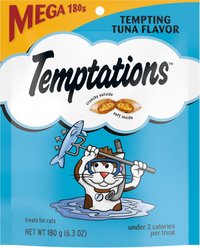 Temptations Classic Tempting Tuna Flavor Soft & Crunchy Cat Treats, 6.3-oz bag