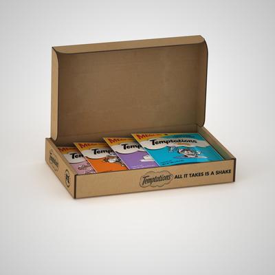 Show full view: Temptations Classic Variety Pack Creamy Dairy, Tempting Tuna, Shrimpy Shrimp & Tantalizing Turkey Flavor Soft & Crunchy Cat Treats, 6.3-oz, case of 6 slide 4 of 10