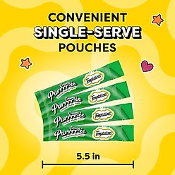 Temptations Creamy Puree Mix-Ups Seafood Medley Flavor Lickable Cat Treats, 0.42-oz tube, pack of 16 slide 2 of 9