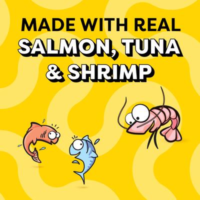 Show full view: Temptations Creamy Puree Mix-Ups Variety Pack Lickable Cat Treats, 0.42-oz tube, pack of 48 slide 4 of 11