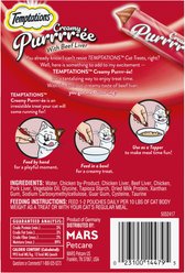 Temptations Creamy Puree with Beef Liver Lickable, Squeezable Cat Treat, 0.425-oz pouch, 16 count slide 2 of 9