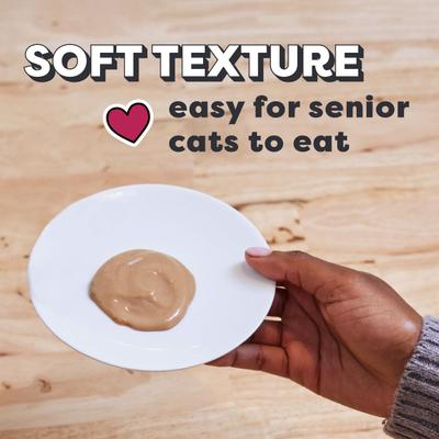 Show full view: Temptations Creamy Puree with Beef Liver Lickable, Squeezable Cat Treat, 0.425-oz pouch, 16 count slide 5 of 12