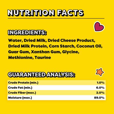 Show full view: Temptations Creamy Puree with Cheese Topper Lickable Cat Treats, 0.425-oz pouch, 16 count slide 7 of 12