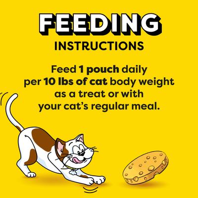 Show full view: Temptations Creamy Puree with Cheese Topper Lickable Cat Treats, 0.425-oz pouch, 16 count slide 8 of 12