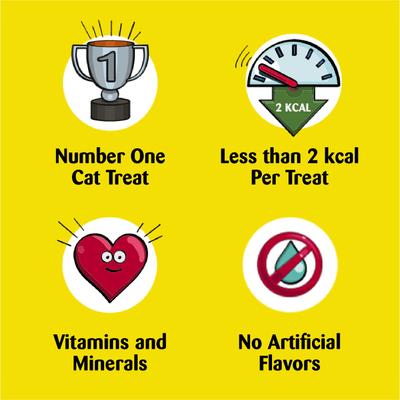 Show full view: Temptations Feline Favorites Classic Variety Pack Soft & Crunchy Cat Treats, 3-oz bag, case of 4 slide 6 of 12