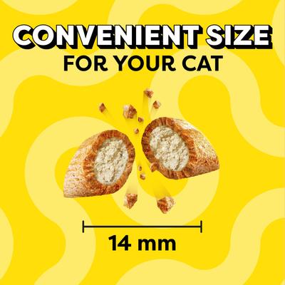 Show full view: Temptations Jumbo Stuff Tasty Chicken Flavor Soft & Crunchy Cat Treats, 2.47-oz bag slide 4 of 11