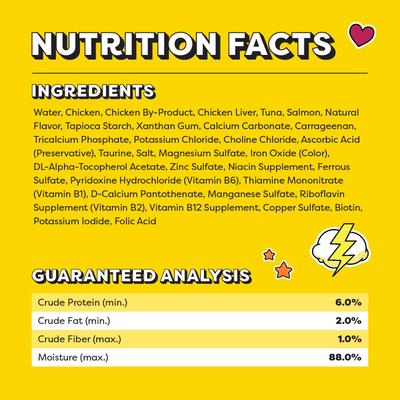 Show full view: Temptations Lickable Spoons Salmon & Tuna Topper Lickable Cat Treats, .353-oz spoon, box of 4 slide 7 of 11