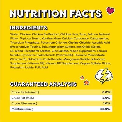 Show full view: Temptations Lickable Spoons Salmon & Tuna Topper Lickable Cat Treats, .353-oz spoon, box of 8 slide 7 of 11