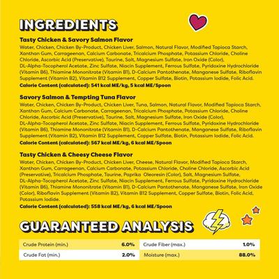 Show full view: Temptations Lickable Spoons Variety Pack Lickable Cat Treat, 24 count slide 7 of 11