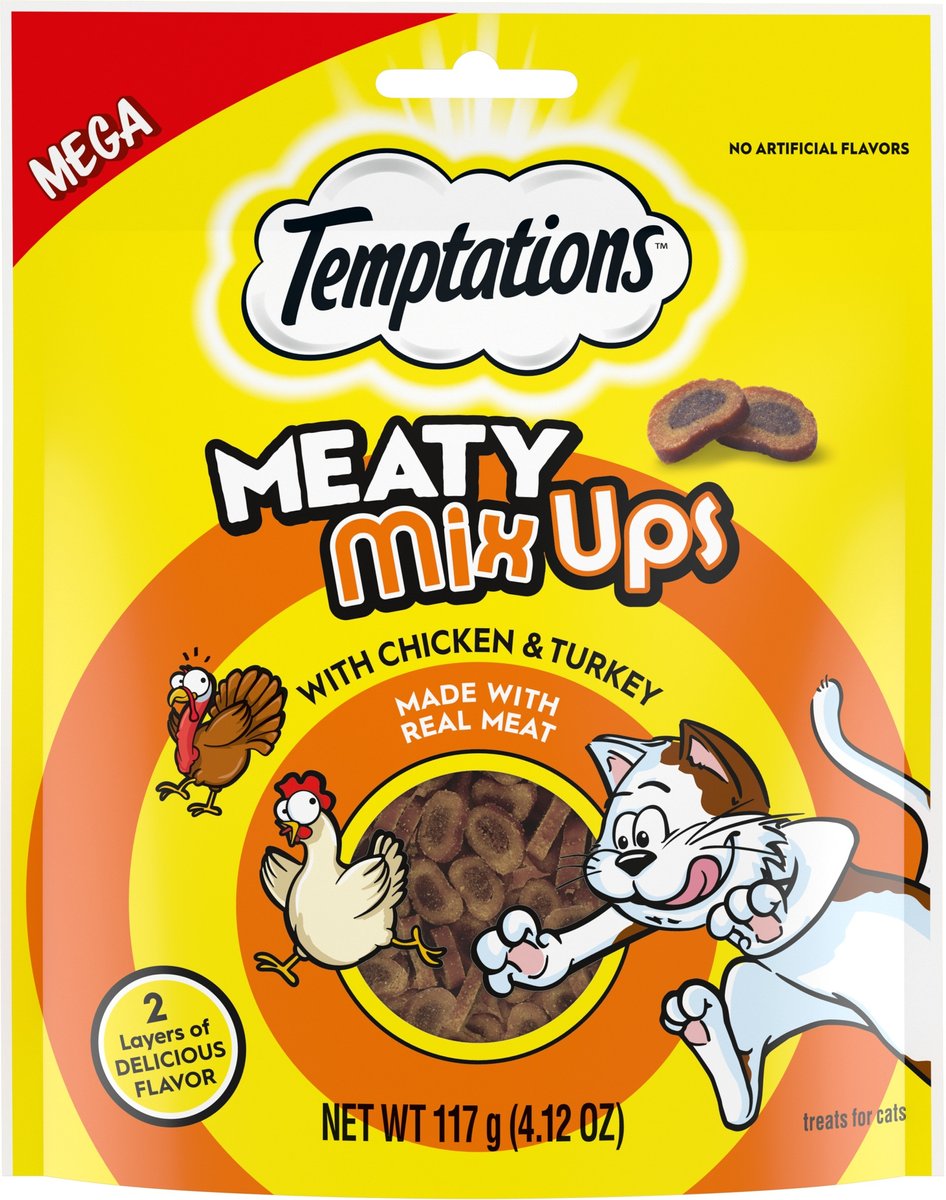 Temptations Mixups Sunrise Scrambled Chicken, Egg & Salmon Flavors Cat Treats