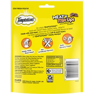 Temptations Meaty MixUps Chicken & Turkey Bites Soft & Chewy Cat Treats, 4.12-oz pouch