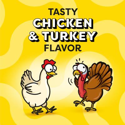 Show full view: Temptations Meaty MixUps Chicken & Turkey Bites Soft & Chewy Cat Treats, 4.12-oz pouch slide 4 of 11