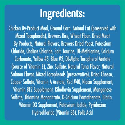 Show full view: Temptations MixUps Backyard Cookout Flavor + Meowmaid Salmon & Tuna Flavors Soft & Crunchy Cat Treats slide 8 of 10