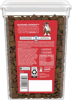 Show full view: Temptations MixUps Backyard Cookout Flavor Soft & Crunchy Cat Treats, 16-oz tub slide 3 of 12
