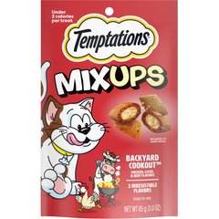 Temptations MixUps Backyard Cookout Flavor Soft & Crunchy Cat Treats, 3-oz bag