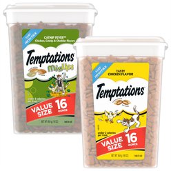 Temptations MixUps Catnip Fever Flavor + Classic Tasty Chicken Flavor Soft & Crunchy Cat Treats