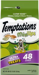 Temptations MixUps Catnip Fever Flavor Crunchy & Soft Cat Treats, 48-oz bag