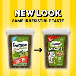 Temptations MixUps Catnip Fever Flavor Soft & Crunchy Cat Treats, 16-oz tub slide 2 of 9