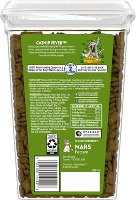 Show full view: Temptations MixUps Catnip Fever Flavor Soft & Crunchy Cat Treats, 30-oz tub slide 3 of 12