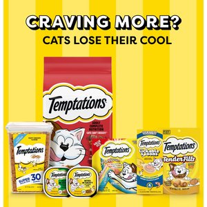 Temptations MixUps Catnip Fever Flavor Soft & Crunchy Cat Treats, 30-oz tub