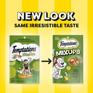 Temptations MixUps Catnip Fever Flavor Soft & Crunchy Cat Treats, 3-oz bag
