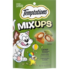 Temptations MixUps Catnip Fever Flavor Soft & Crunchy Cat Treats, 3-oz bag