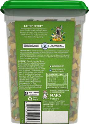 Show full view: Temptations Mixups Catnip Fever Treats + Frisco Bird Teaser with Feathers Cat Toy, Blue slide 3 of 8