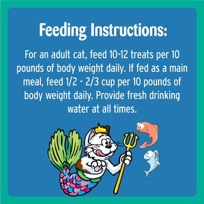 Temptations MixUps Meowmaid Salmon & Tuna Flavors Crunchy & Soft Cat Treats, 3-oz bag