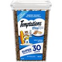 Temptations MixUps Surfers' Delight Flavor Soft & Crunchy Cat Treats, 30-oz tub
