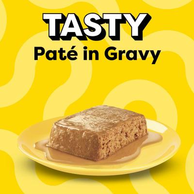 Show full view: Temptations Pate in Gravy Flavor Variety Wet Cat Food, 3.5-oz tray, case of 12 slide 4 of 11