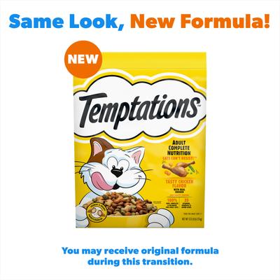 Show full view: Temptations Pate in Gravy Flavor Variety Wet Food + Chicken Dry Cat Food slide 7 of 9