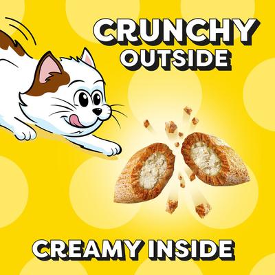 Show full view: Temptations Salmon & Dairy Flavor Crunchy & Soft Kitten Treats, 3-oz bag slide 4 of 11