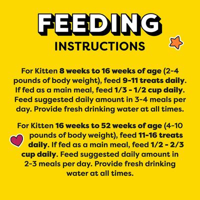 Show full view: Temptations Salmon & Dairy Flavor Crunchy & Soft Kitten Treats, 3-oz bag slide 8 of 11