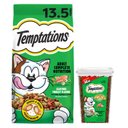 Temptations Seafood Medley Dry Food + Classic Seafood Medley Soft & Crunchy Cat Treats