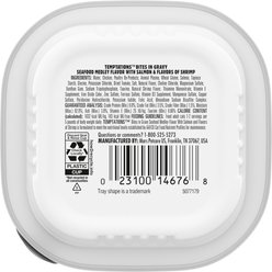 Temptations Seafood Medley Flavor Bites in Gravy Wet Cat Food, 3.5-oz tray, case of 24 slide 2 of 9