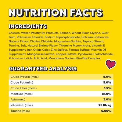 Show full view: Temptations Seafood Medley Flavor Pate in Gravy Wet Cat Food, 3.5-oz tray, case of 24 slide 7 of 11