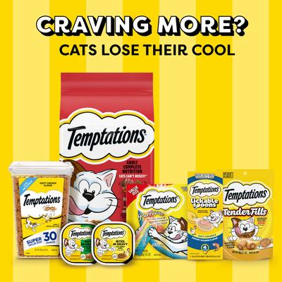 Show full view: Temptations ShakeUps Clucky Carnival Chicken, Turkey & Catnip Flavor Soft & Crunchy Cat Treats, 2.47-oz bag slide 10 of 11