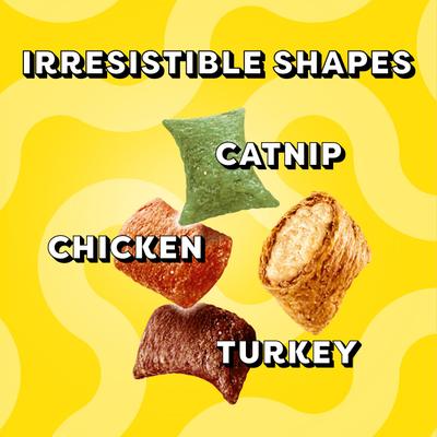 Show full view: Temptations ShakeUps Clucky Carnival Chicken, Turkey & Catnip Flavor Soft & Crunchy Cat Treats, 5.29-oz bag slide 5 of 11