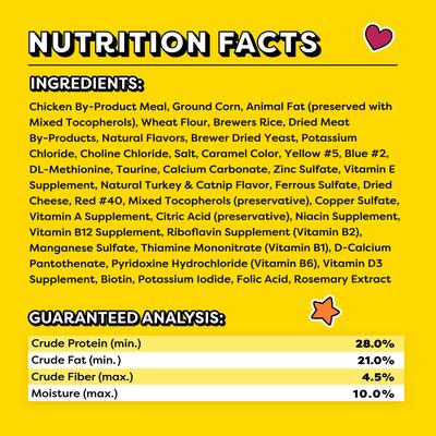 Show full view: Temptations ShakeUps Clucky Carnival Chicken, Turkey & Catnip Flavor Soft & Crunchy Cat Treats, 5.29-oz bag slide 7 of 11