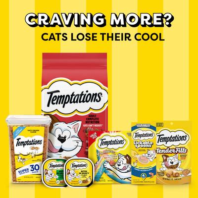 Show full view: Temptations ShakeUps Clucky Carnival Chicken, Turkey & Catnip Flavor Soft & Crunchy Cat Treats, 5.29-oz bag slide 10 of 11