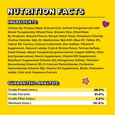 Show full view: Temptations ShakeUps Crustacean Celebration Lobster, Crab & Shrimp Flavor Soft & Crunchy Cat Treats, 2.47-oz bag slide 7 of 11