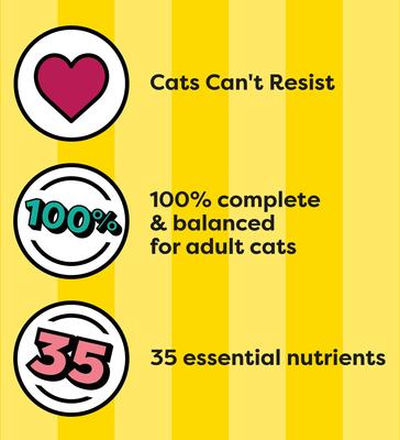 Show full view: Temptations Tempting Tuna & Chicken Flavor Adult Dry Cat Food, 27-lb bundle  slide 6 of 11