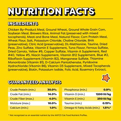 Show full view: Temptations Tempting Tuna & Chicken Flavor Adult Dry Cat Food, 3.15-lb bag slide 6 of 10