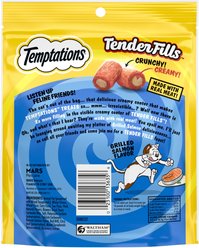 Temptations Tender Fills Grilled Salmon Flavor Soft & Crunchy Cat Treats, 4.6-oz pouch slide 2 of 9