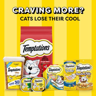 Show full view: Temptations Tender Fills Roasted Chicken Flavor Soft & Crunchy Cat Treats, 2.1-oz pouch slide 10 of 11